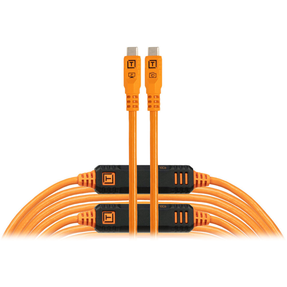 Tether Tools CUC31G2-ORG Optima 10G USB-C Cable 9.4m